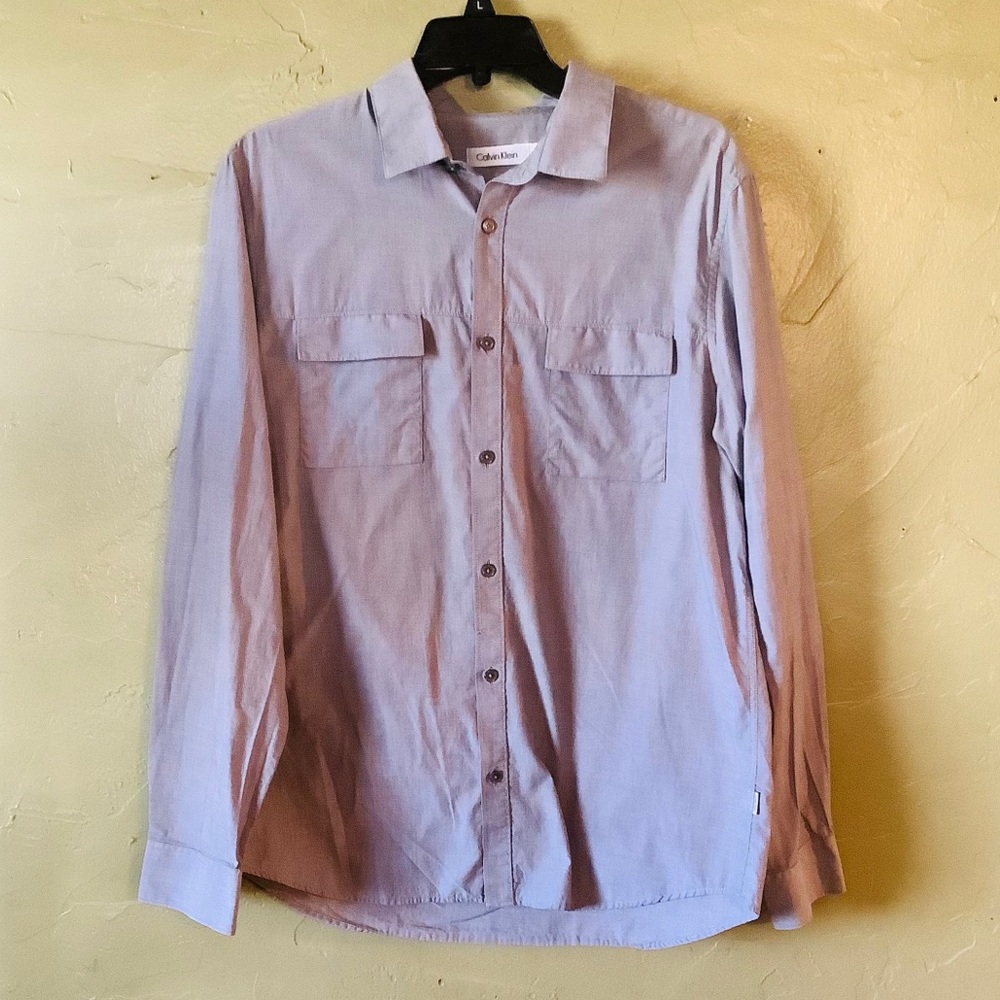 Calvin Klein Grey Long Sleeve Shirt